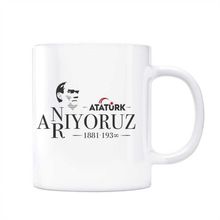 Atatürk Anıyoruz Arıyoruz Kupa Bardak