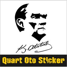 Atatürk Silüeti ve İmza Sticker