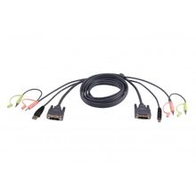 Aten ATEN-2L-7D03UI 3 m Usb DVI-I Single Kvm Kablosu