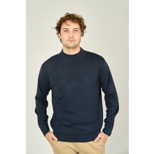 Ateş Triko 6091024 Yarım Balıkçı Yaka Yün İndigo Erkek Kazak