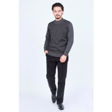 Ateş Triko 6092074 Koyu Gri Erkek Kazak