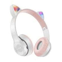 AteşTech P47m Kart Girişli Led Işıklı Kablosuz Bluetooth Kedi Kulaklık