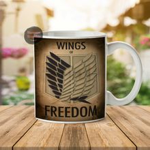 Attack Of Titan Freedom Porselen Kupa Bardak