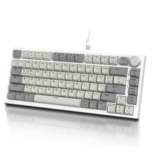 Attack Shark K85 Gri RGB %75 TKL Manyetik Switch Kablolu Mekanik Gaming Klavye