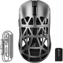 Attack Shark R2 Gümüş Şarjlı Kablolu/Kablosuz Gaming Mouse