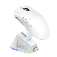 Attack Shark X11 Beyaz Şarj İstasyonlu Optik Kablolu/Kablosuz Gaming Mouse