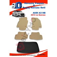 Audi A3 Hb 2013 ve Sonrasi Bej Paspas ve Bagaj Havuzu