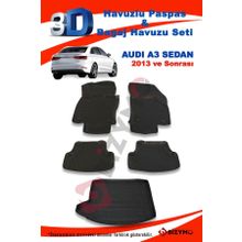 Audi A3 Sedan 2013 ve Sonrası Paspas ve Bagaj Havuzu