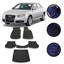 Audi A4 2007-2014 Profesyonel Havuzlu 4D Gri Oto Paspası