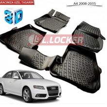 Audi A4 2008-2014 3D Havuzlu Paspas