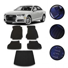 Audi A4 2015-2021 Arası 4D Havuzlu Oto Paspas ve Bagaj Set