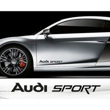 Audi Quattro Yan Kapı Alt Yazısı Sticker Oto Etiket 2 Adet