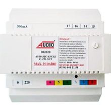 Audio 002020 AS 202 Kapıcısız Çift Zilli 2 Melodili Santral