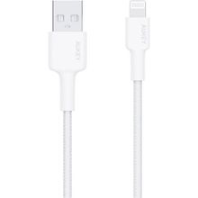 Aukey CB-BAL7-WH 0.9 mt Naylon Örgülü USB-A Lightning Kablosu