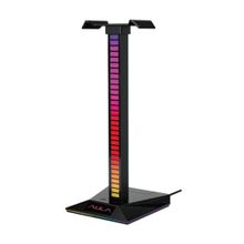 Aula F65 Aux Type-C Ve USB-A Hub Özellikli RGB Siyah Renk Kulaklık Standı