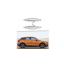 Auto GP Audi Q2 2017 Krom Tamtur Cam Çerçevesi Kenar Çıtası