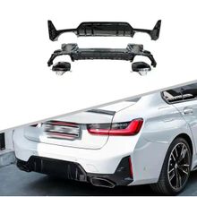 Auto GP Bmw G20 LCI 340 2022+ Arka Tampon Difüzörü ve Egzoz Ucu Seti