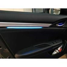 Auto GP Honda Civic FC5 Ambiyans Mavi 4 Parça 2016+ Uyumlu Kapı İç Çıtası