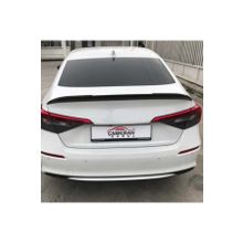 Auto GP Honda Civic FE1 RS Siyah Boyalı 2021 Bagaj Üstü Spoiler