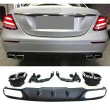 Auto GP Mercedes W213 E63 2016 2019 Normal Tampon Uyumlu Arka Tampon Difüzör