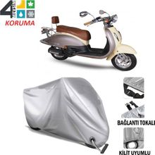 Autoes Asya Nostalji 125 Kilit Uyumlu Motosiklet Brandası