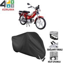 Autoes Bisan King Siyah Kilit Uyumlu Motosiklet Brandası