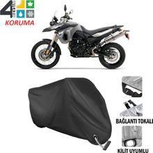 Autoes Bmw F800 GS Siyah Kilit Uyumlu Motosiklet Brandası