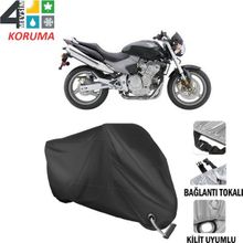Autoes Honda CB 600F Hornet Siyah Kilit Uyumlu Motosiklet Brandası