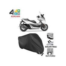 Autoes Honda NSS300 Siyah Kilit Uyumlu Motosiklet Brandası