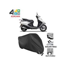 Autoes Honda Spacy 110 Alfa Siyah Kilit Uyumlu Motosiklet Brandası