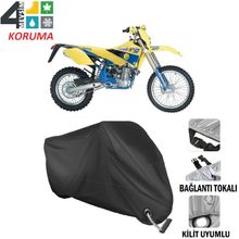 Autoes Husaberg FE 501 Siyah Kilit Uyumlu Motosiklet Brandası