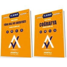 Avantaj 11. Sınıf Edebiyat + Coğrafya Soru Bankası Seti 2 Kitap 2023