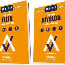 Avantaj 11. Sınıf Fizik + Biyoloji Soru Bankası Seti 2 Kitap 2023