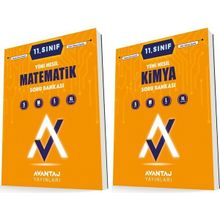 Avantaj 11. Sınıf Matematik + Kimya Soru Bankası Seti 2 Kitap 2023