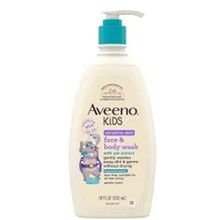 Aveeno 532 ml Kids Hassas Ciltler için Yüz ve Vücut Şampuanı