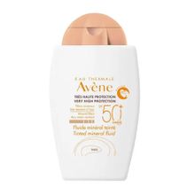 Avene Mineral Fluid SPF 50+ 40 ml Hassas Ciltler İçin Ultra Hafif Renkli Güneş Kremi