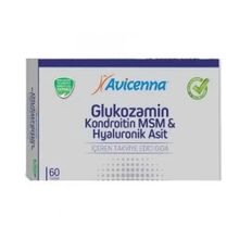 Avicenna Glukozamin Kondroitin MSM Hyaluronik Asit İçeren 60 Tablet