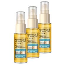 Avon 3x30 ml Advance Techniques Absolute Norishment Treatment Serum