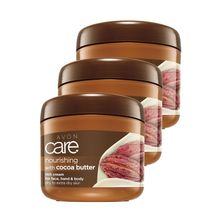Avon 3x400 gr Care Kakao Yağı Yüz El ve Vücut Kremi