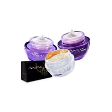 Avon Anew Platinum Gece Gündüz Yüz Kremi ve Göz Pürüzsüzlüğü Kremi Paketi