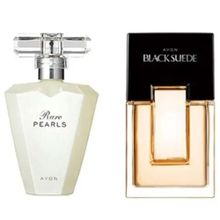 Avon Black Suede Edt 75 ml Erkek Parfüm - Rare Pearls EDP 50 ml Kadın Parfümü