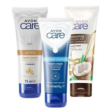 Avon Care Gliserin ve Badem Sütü , Hindistan Cevizi Yağı ve Vanilya Içeren El Kremi Paketi
