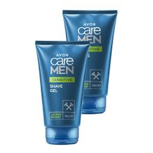 Avon Care Men Sensitive 2x150 ml Aloe Özü İçeren Tıraş Jeli