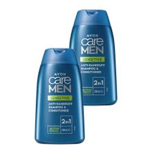Avon Care Men Sensitive 2x200 ml 2'si 1 Arada Kepek Önleyici Şampuan ve Saç Kremi