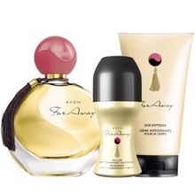 Avon Far Away EDP 50 ml Kadın Parfüm + 150 ml Vücut Losyonu + 50 ml Roll-On Deodorant