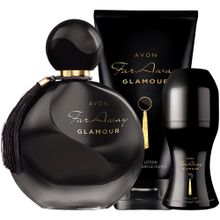 Avon Far Away Glamour EDP 50 ml Kadın Parfüm + 150 ml Vücut Losyonu + 50 ml Roll-On Deodorant