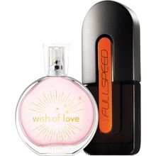 Avon Full Speed Erkek Parfüm ve Wish Of Love 125ml Kadın Parfüm Paketi