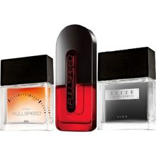 Avon Fullspeed + Fullspeed Turbo Max + Elite 75 ml Erkek Parfüm Seti