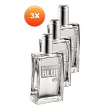 Avon Individual Blue Casual EDT 100 ml Erkek Parfümü 3'lü Bakım Seti