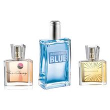 Avon Individual Blue EDT 100 ml Erkek Parfüm + Far Away EDP 30 ml Kadın Parfüm + Incadessence EDP 30 ml Kadın Parfüm
